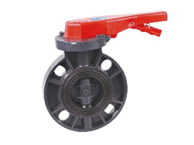 Wafer type butterfly valve