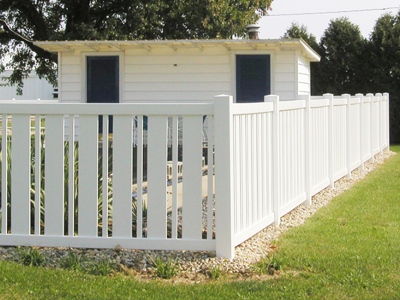 Semi Private Vinyl Fence